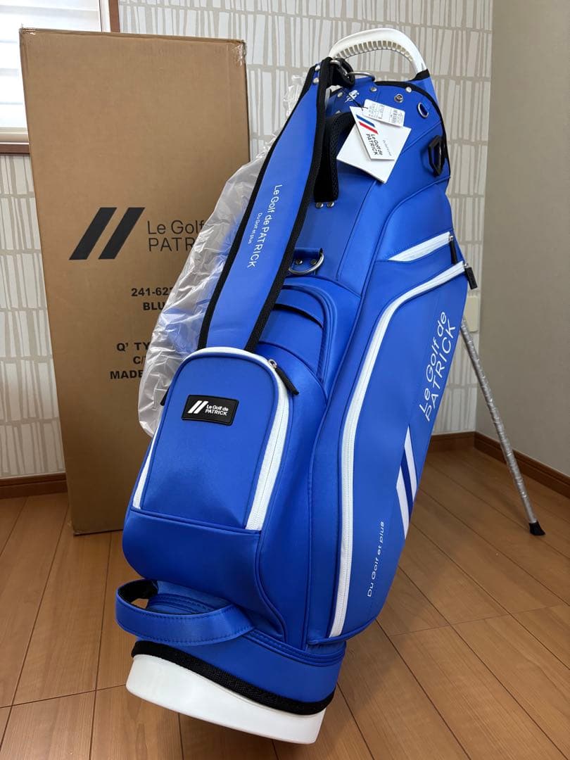 パトリック PATRICK ブルー スタンドキャディバッグ 2024 新品未使用