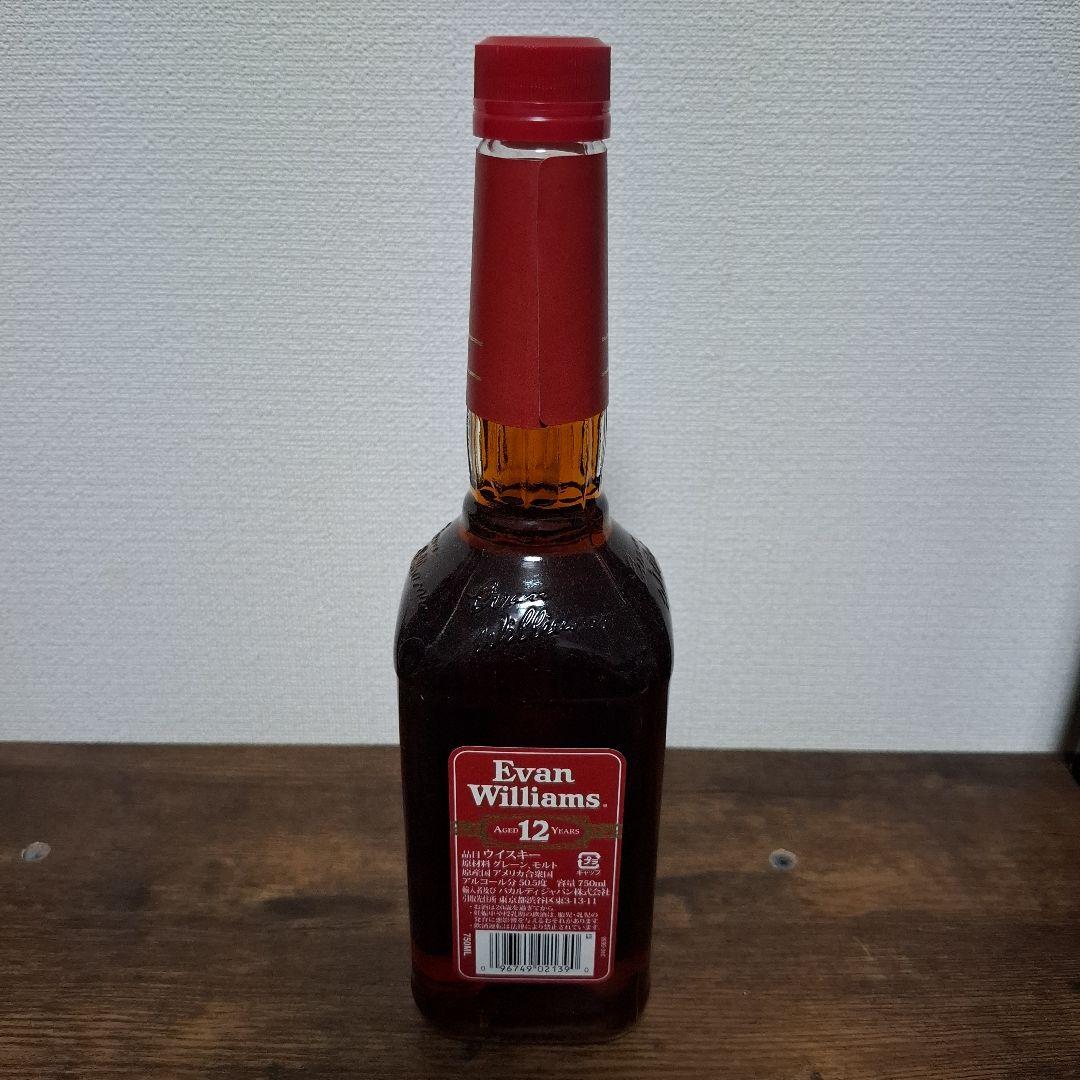 旧ボトル　Evan Williams 12 Years 101 Proof