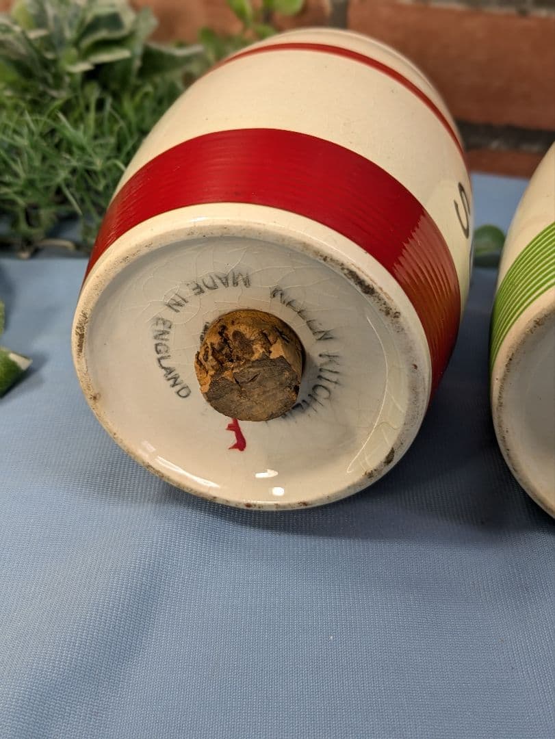 イギリス アンティーク KLEEN シュガーポット フラワーポット