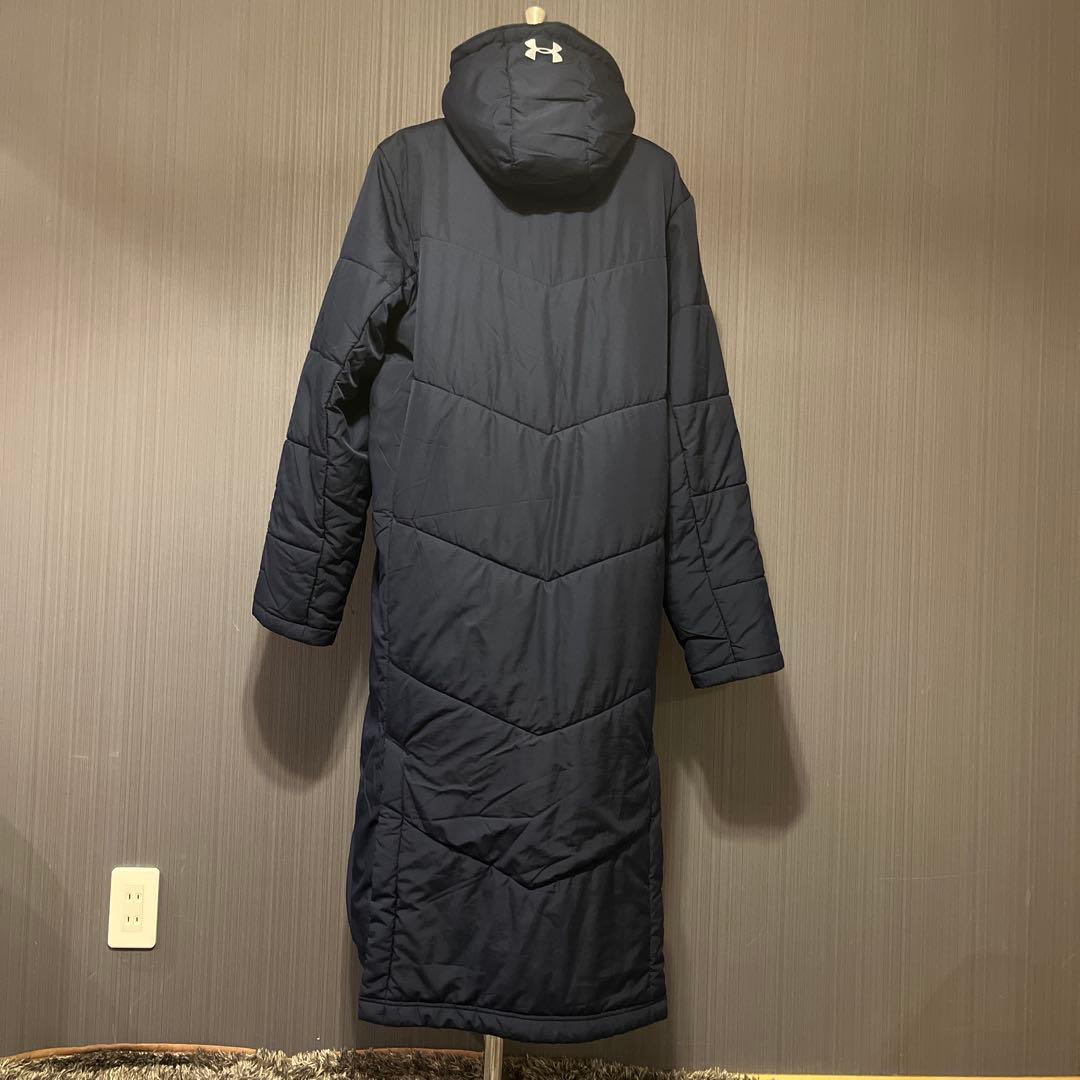 アンダーアーマー ベンチコート ネイビー メンズ XL UNDER ARMOR