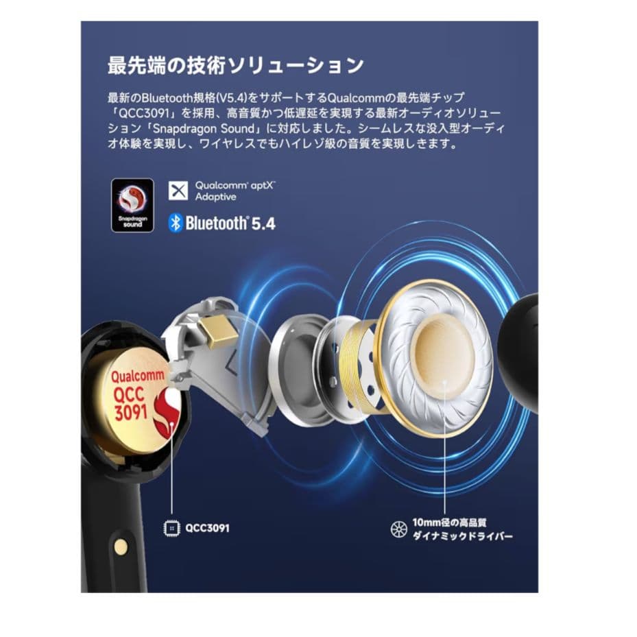 イヤホン EarFun Air Pro4