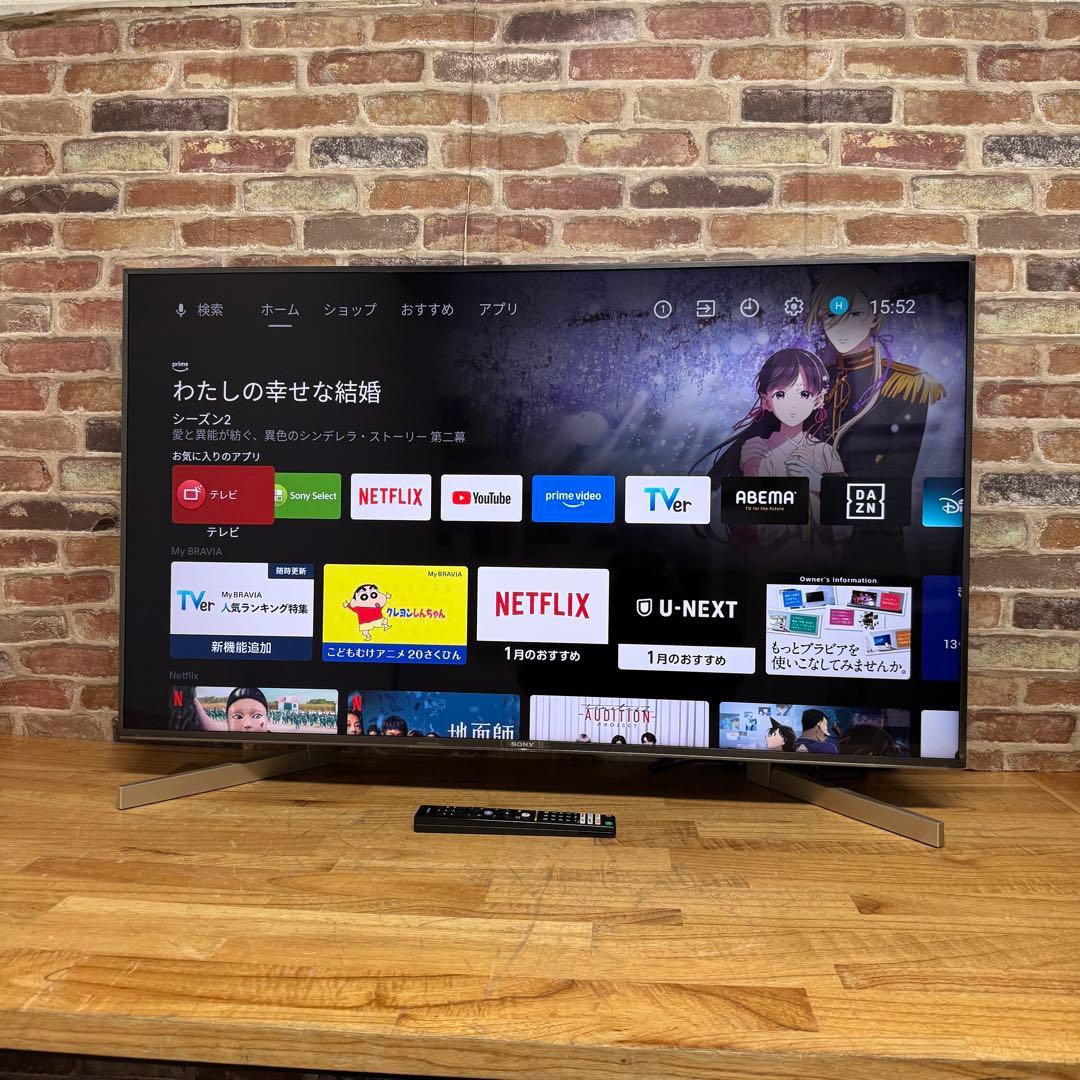SONY 55V型 4K 液晶テレビ BRAVIA KJ-55X9000F