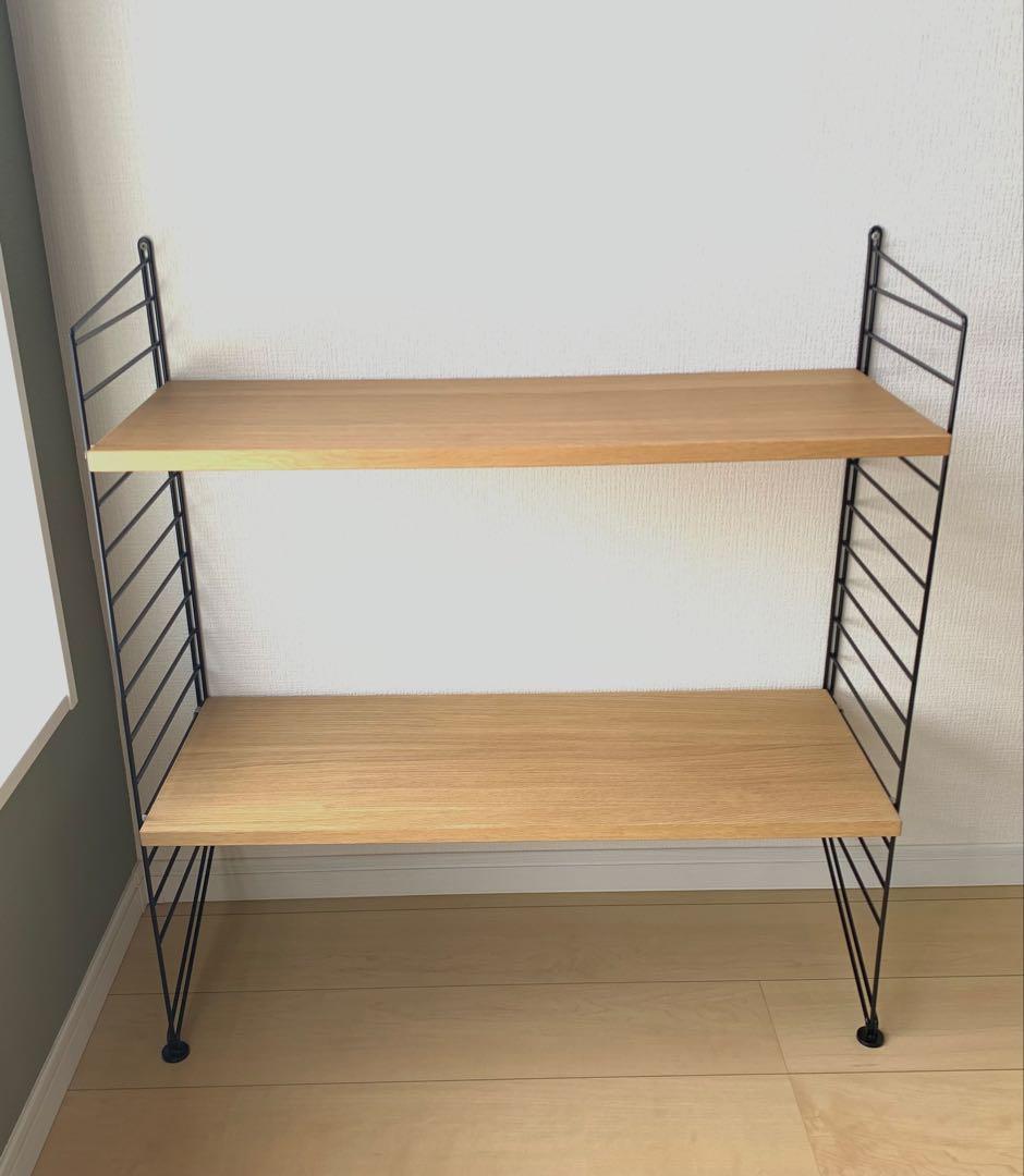 string（ストリング）78×30 オーク×ブラックフレーム★北欧