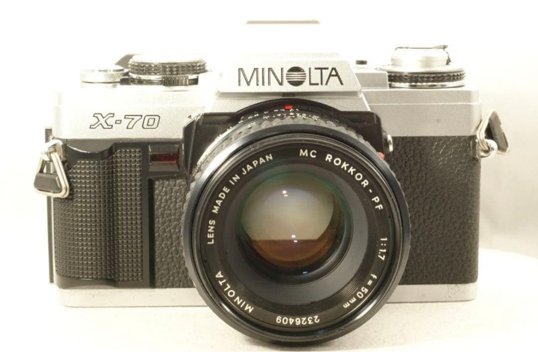 超美品 ミノルタ X-70 名玉 MC ROKKOR 50/1.7