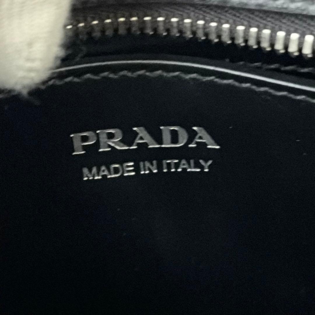 【未使用級✨】プラダ モノクローム 2WAY ショルダーバッグ　ICチップ搭載