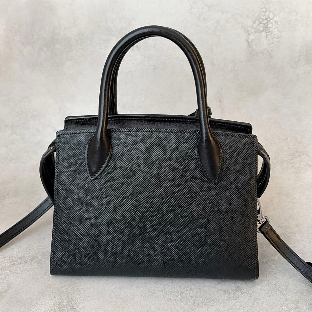 【未使用級✨】プラダ モノクローム 2WAY ショルダーバッグ　ICチップ搭載
