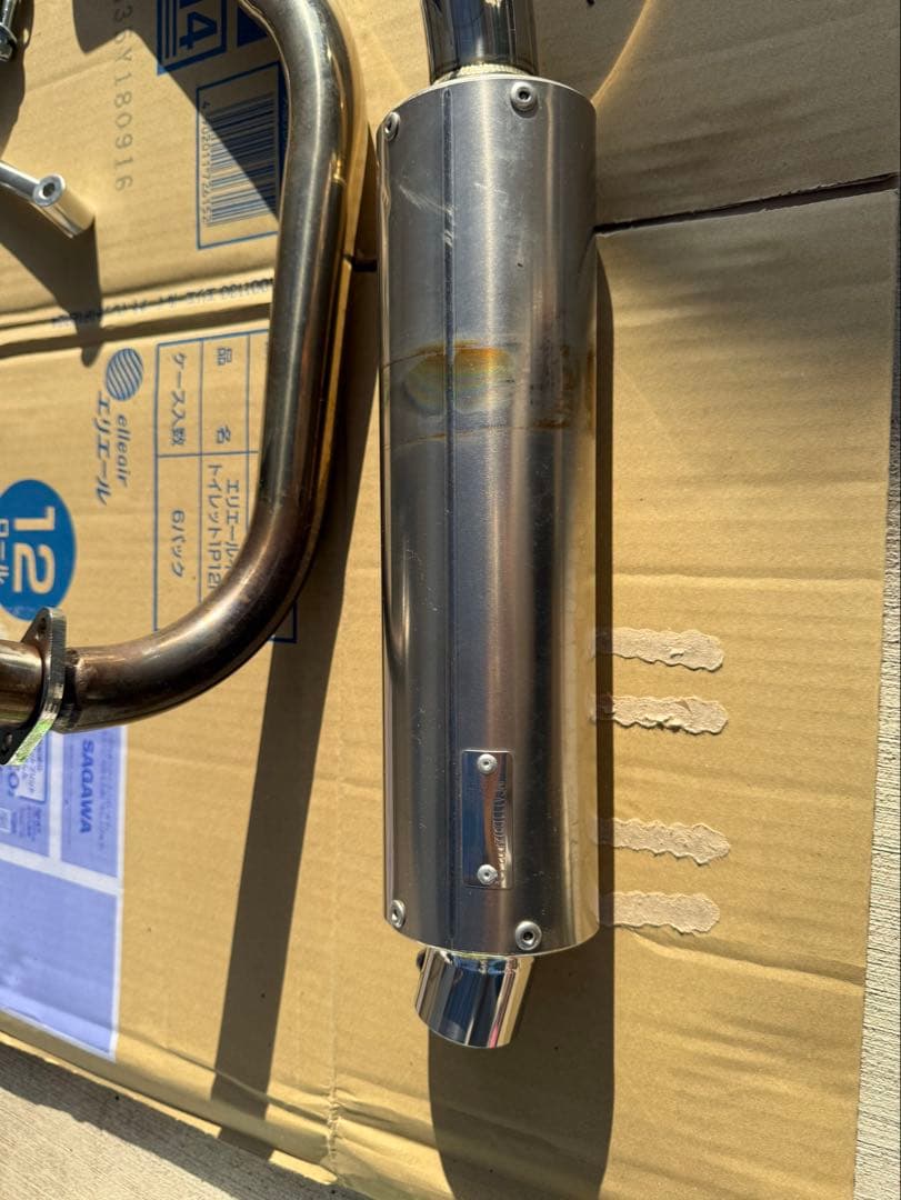 OVER ステンレス マフラー 中古