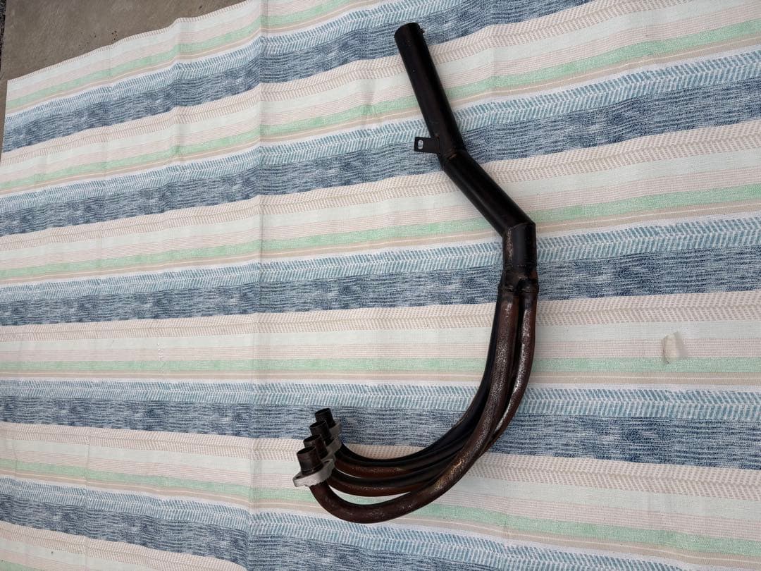 ゼファー400 手曲げ　ショート管　マフラー