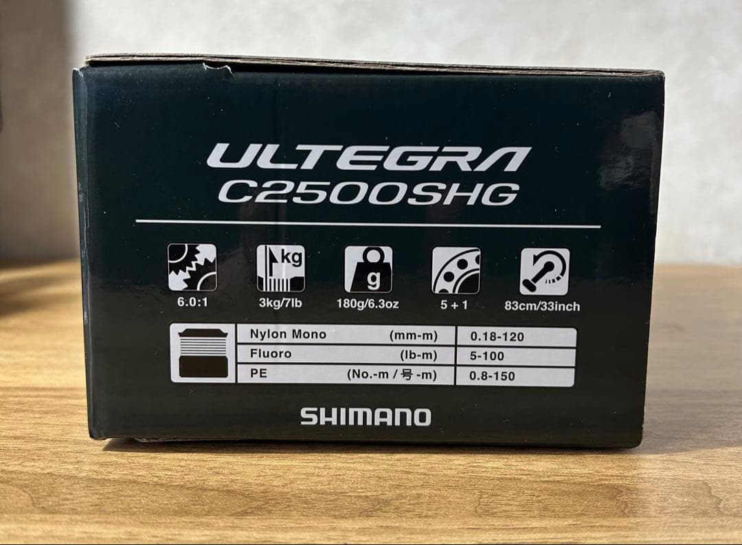 シマノ25アルテグラC2500SHG ゴメクサスハンドルノブ　純正ハンドルノブ付