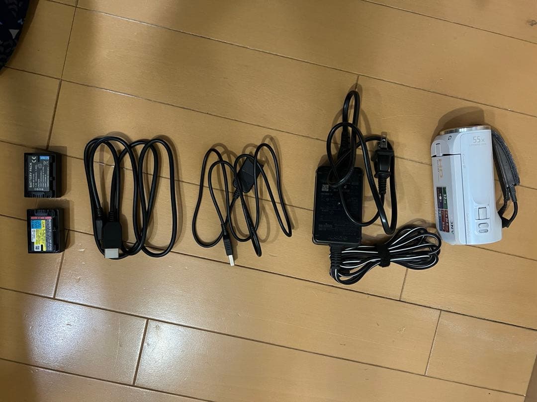 SONY HDR-CX390 ホワイト NP-FV70バッテリー付