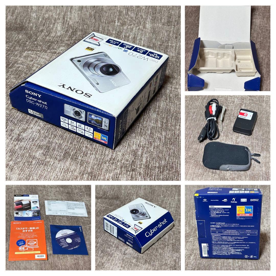 【稼働品　付属品完備】SONY Cyber-Shot DSC-W270