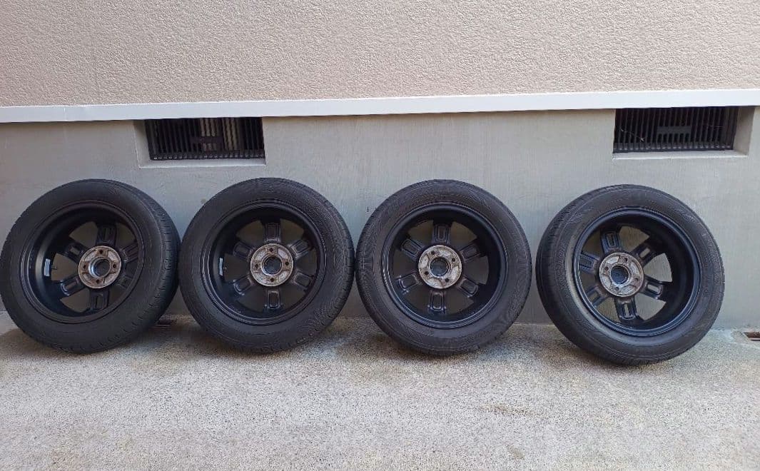 B-MUD Z14インチホイールタイヤセット DUNLOP EC300＋