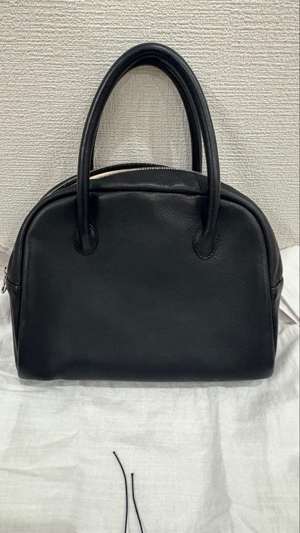 Aeta DA25 ボストンバッグ S 黒 レザーハンドバッグ 保存袋付き