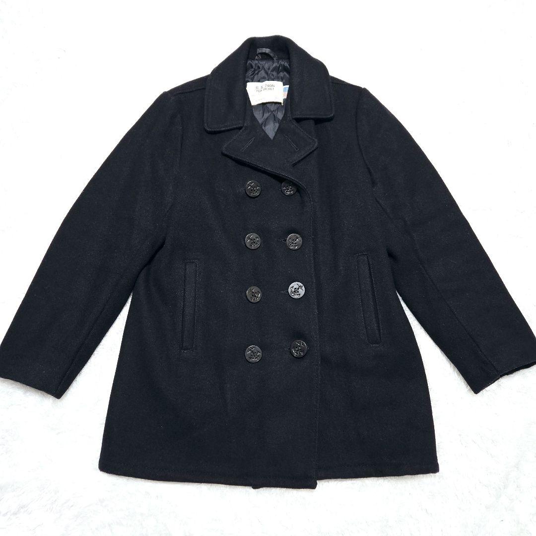 限定値下☆Schott USA製 740N Pコート 90s ダブル 10ボタン