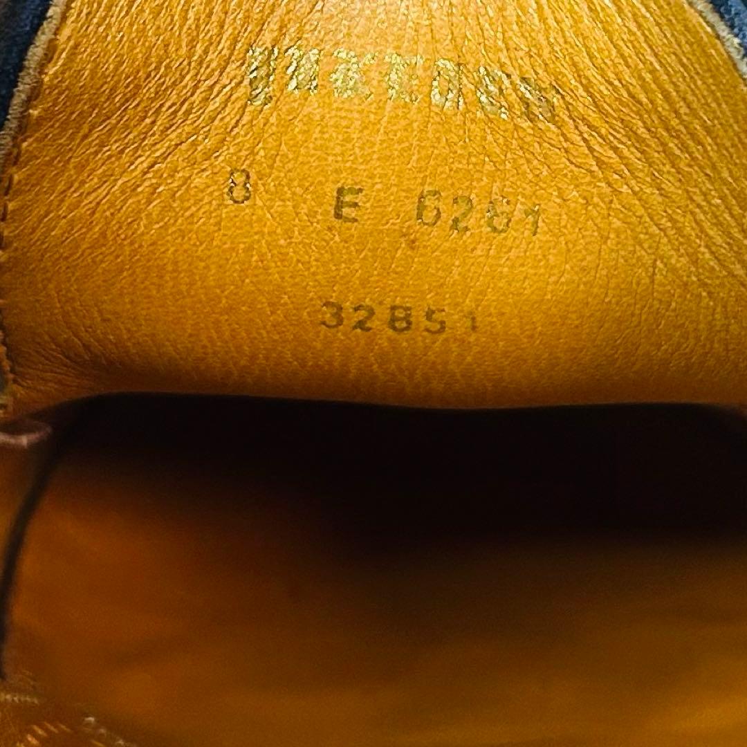 極美品 YUKETEN ユケテン シャークソール Uチップ NVY 26cm