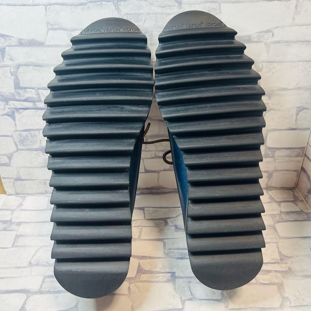 極美品 YUKETEN ユケテン シャークソール Uチップ NVY 26cm