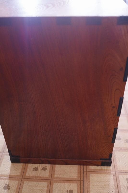 ◆民芸家具 けやき無垢 チェスト 引出収納　サイドボード ローチェスト幅57