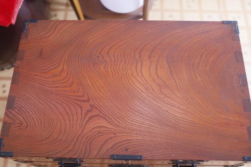 ◆民芸家具 けやき無垢 チェスト 引出収納　サイドボード ローチェスト幅57