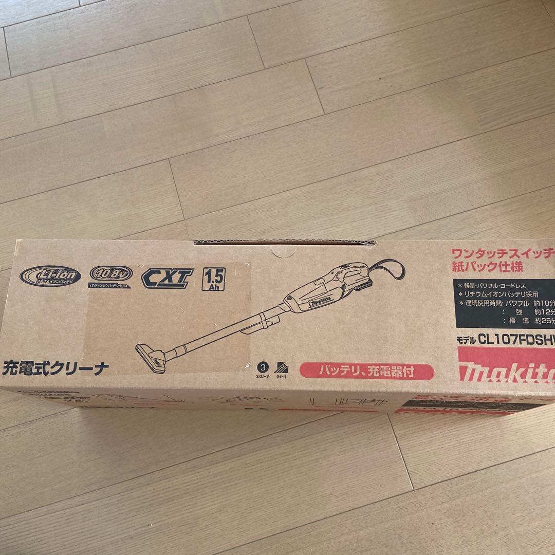 【専用】マキタ コードレス掃除機 CL107FDSHW (バッテリ充電器付 )