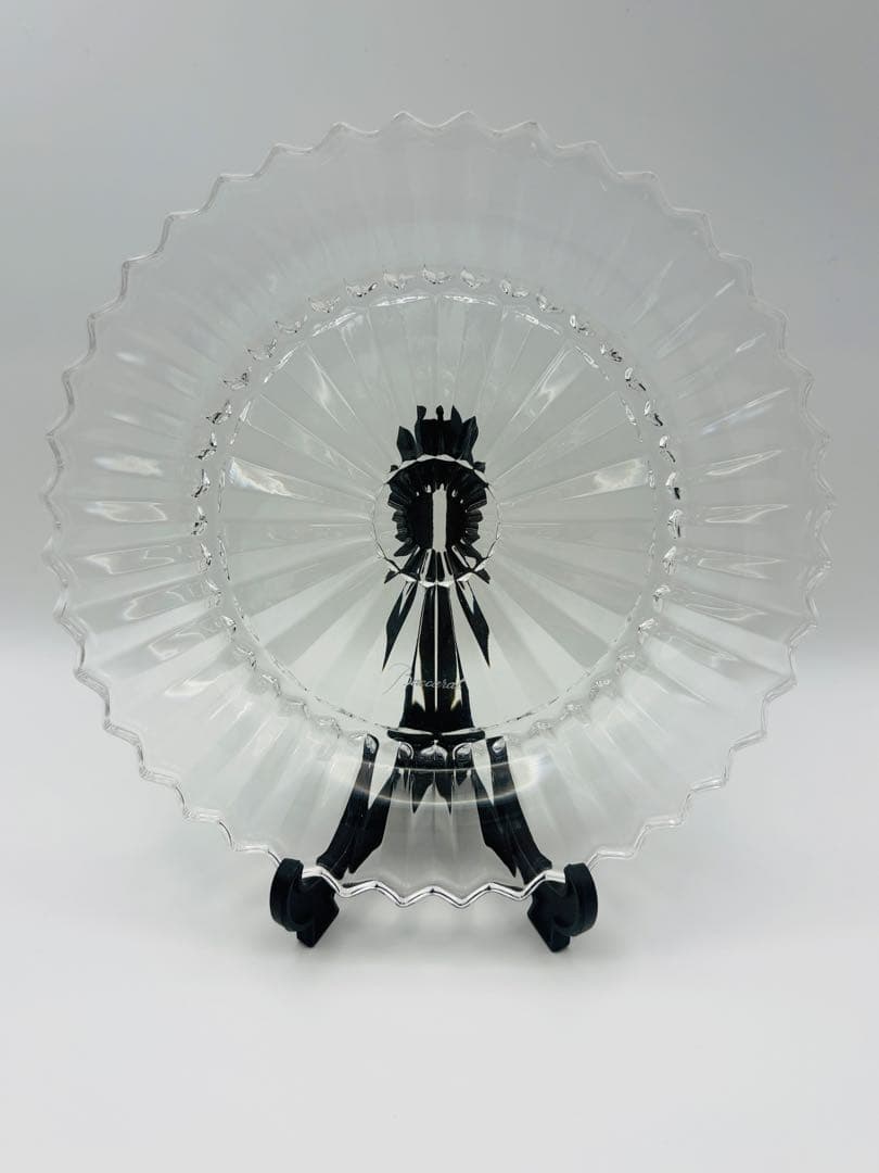 バカラ クリスタル仏陀 プレート付 箱・紙袋付 美品