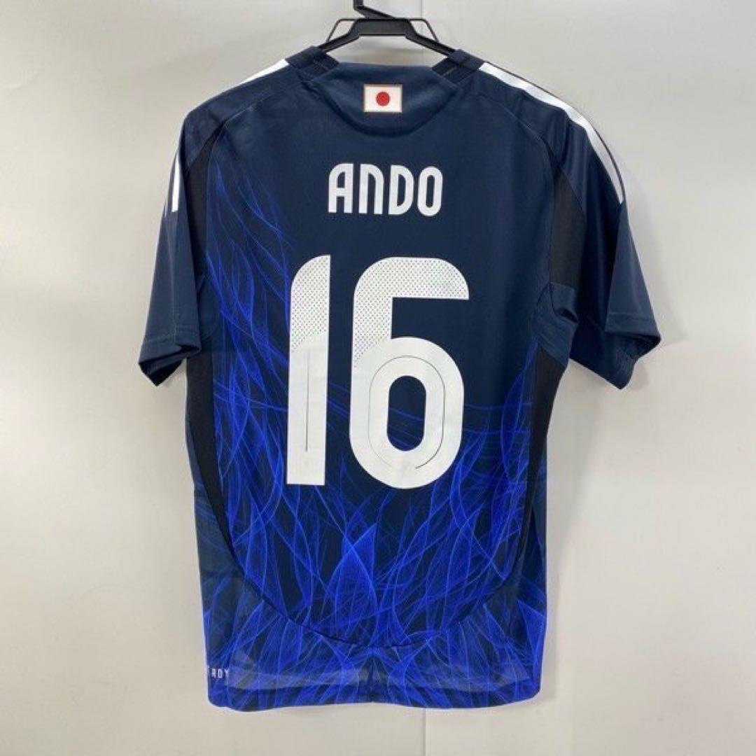 Y-3 ワイスリー サッカー日本代表 #16 安藤 智哉 レプリカユニフォーム