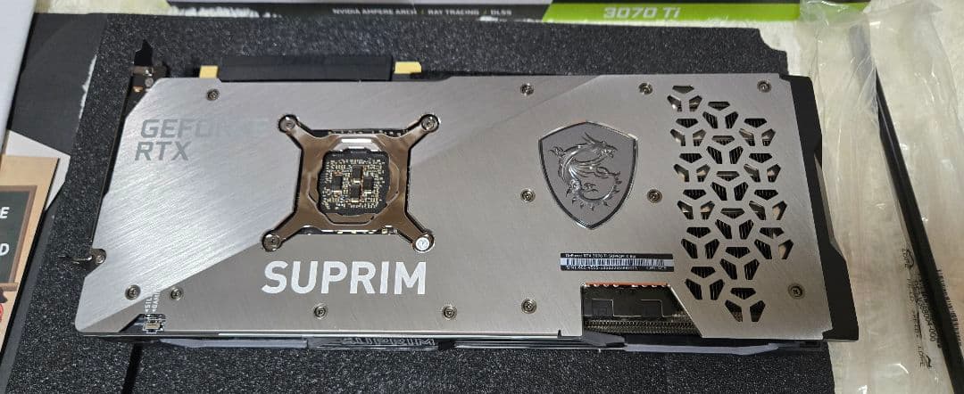 MSI GeForce RTX 3070 Ti SUPRIM 中古品
