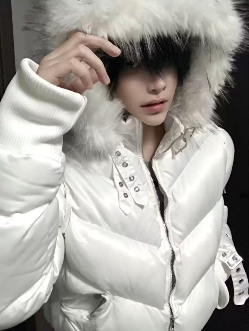 【最安値】PAIKI ホワイト ダウンジャケット y2k opium お兄系