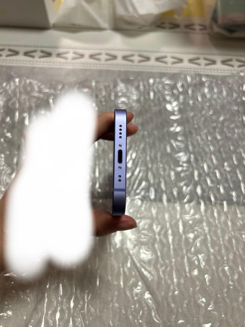 【美品】Apple iPhone 12 mini 64GB パープル 箱充電付き