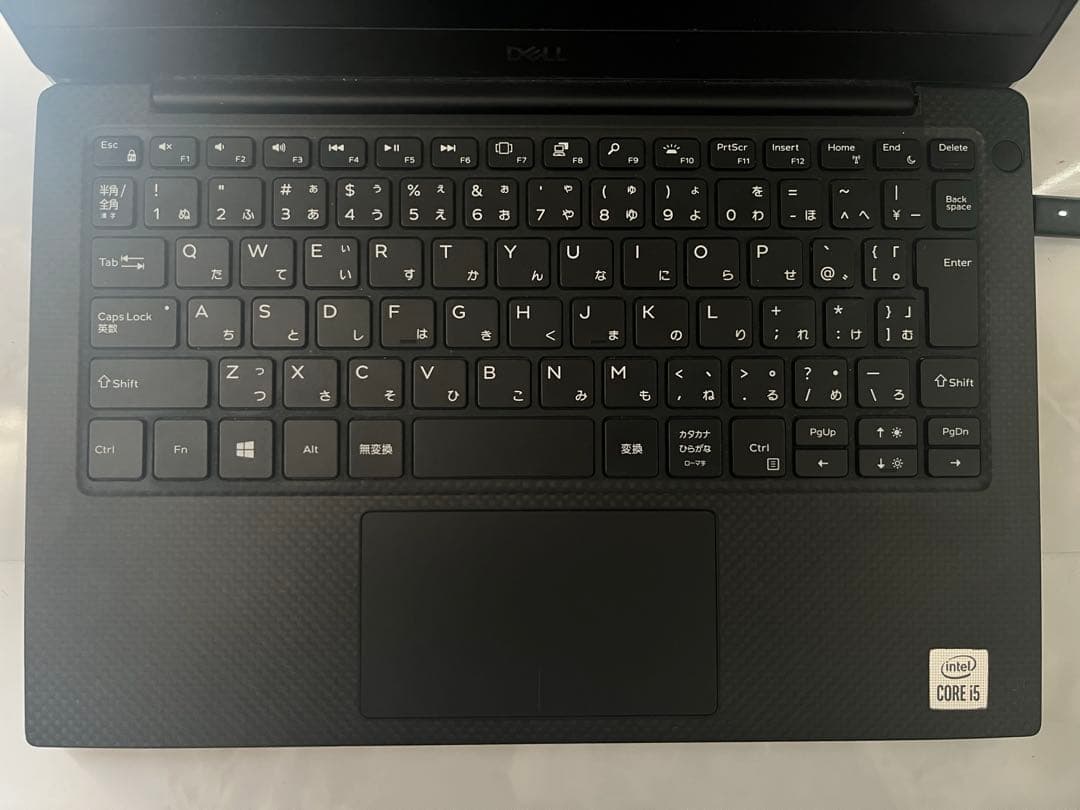 dell xps13 7390本体　指紋認証