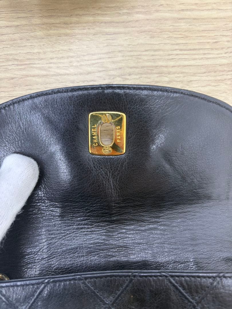 CHANEL　シャネル　マトラッセ　ウエストポーチ　ビコローレ　80/32