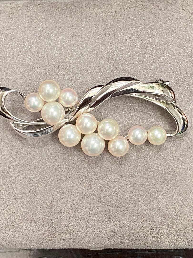 MIKIMOTO 真珠ブローチ