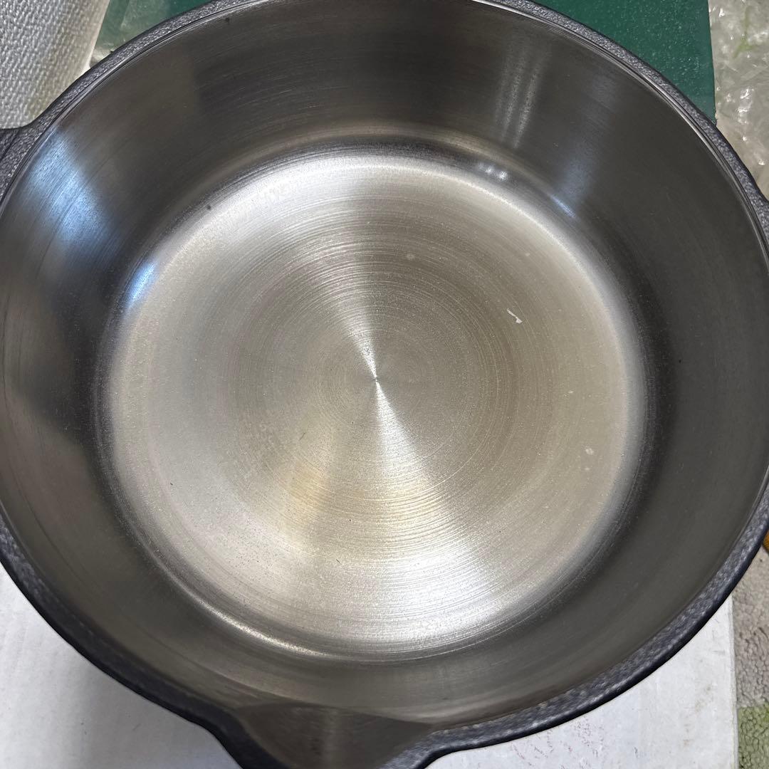 未使用！ 山王堂謹製 久慈砂鉄鍋 天ぷら鍋 廃業 入手困難 希少品 美品！！