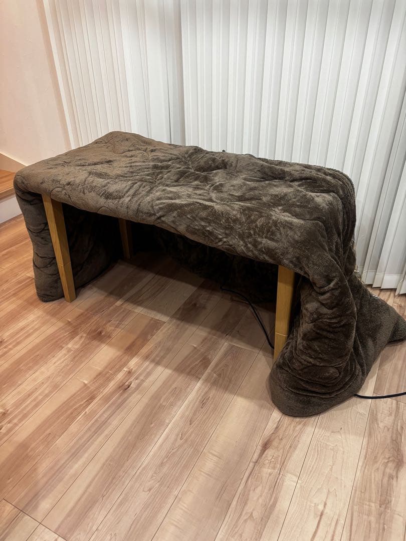 【ひひひさん専用】こたつ・コンセント・USBポート付きソファ前高脚テーブル