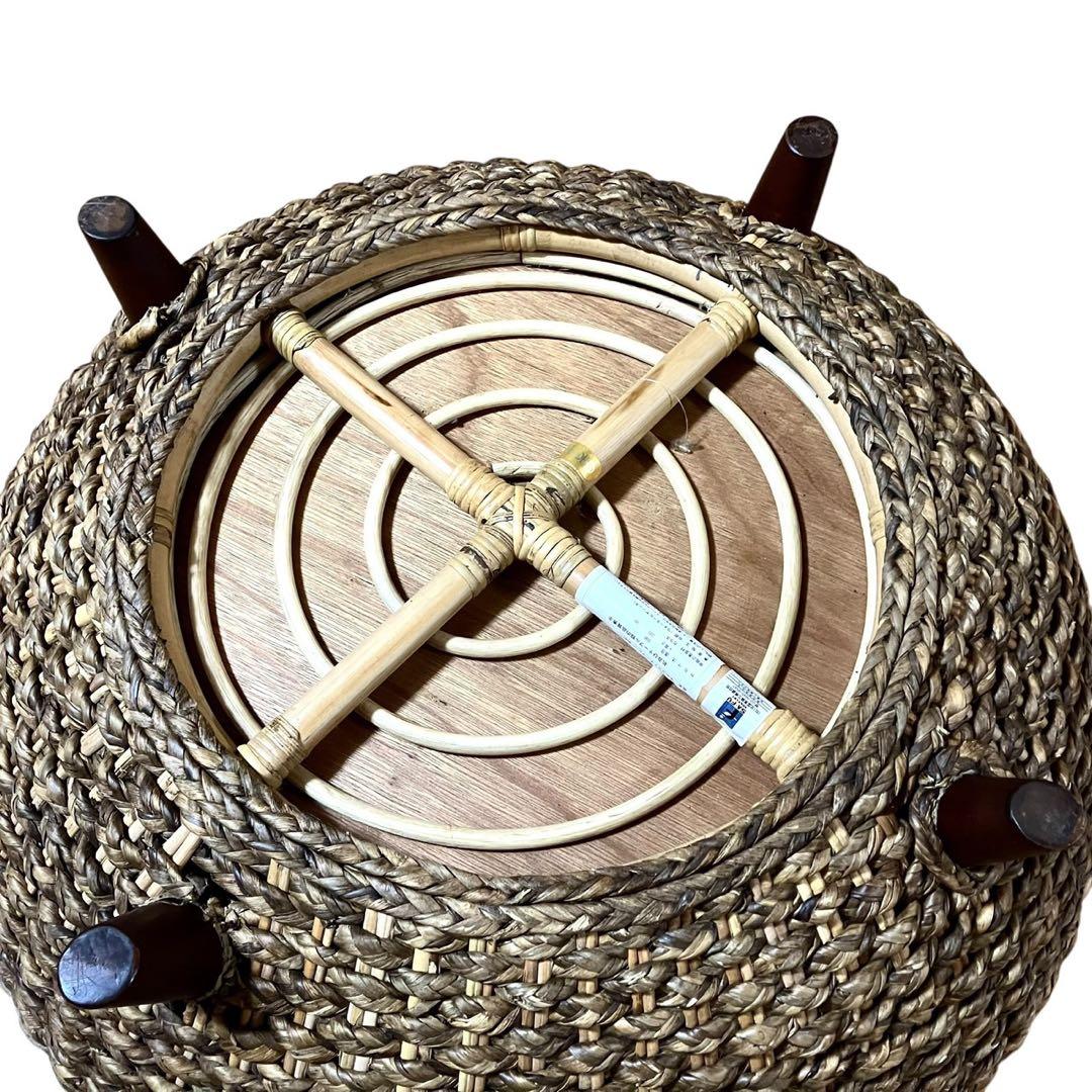 桜屋工業 マルコットテーブル ウォーターヒヤシンス 丸テーブル ガラステーブル