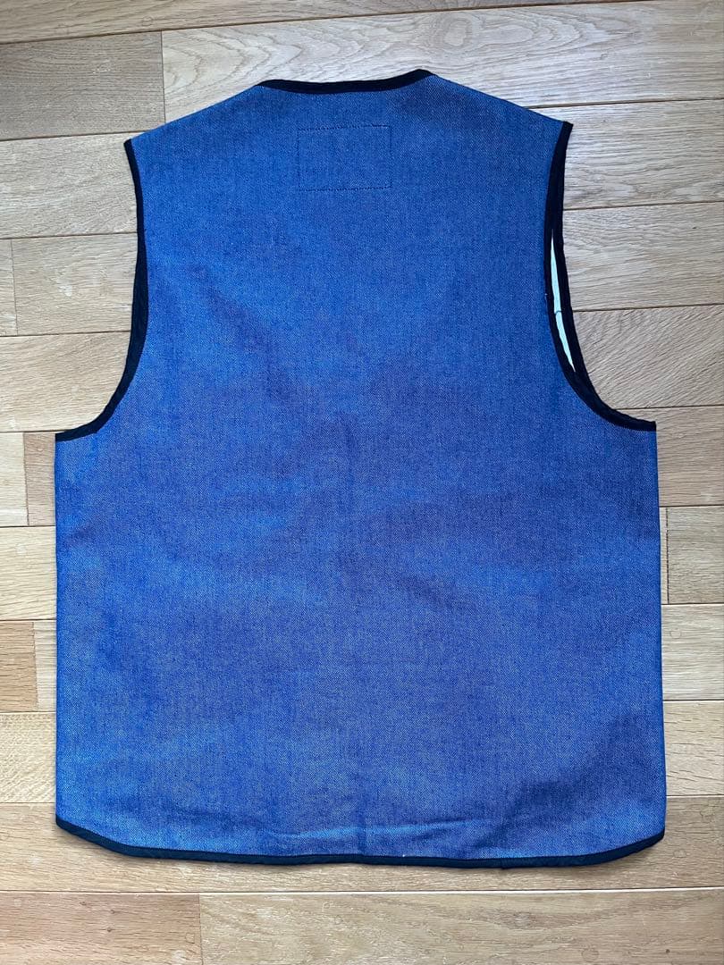 カミエルフォートヘンス　デニムジップベスト　サイズS