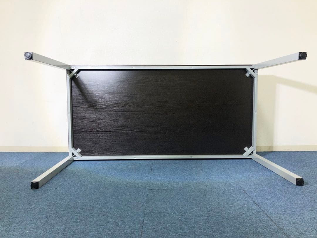 ミーティングテーブル OC-MTC1575-DB 脚部底アジャスター付きシンプル