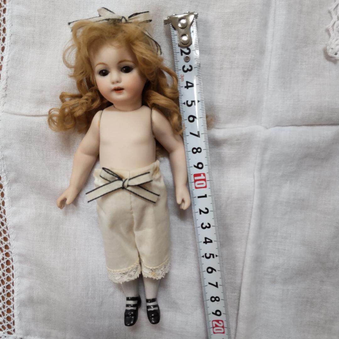 ミニョネット　アンティークドールリプロ　人形　シモン&ハルビック　リボン