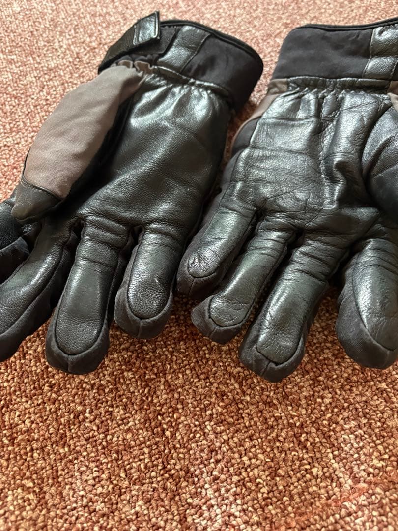 Hestra レザーグローブ サイズ9 ブラウンブラック