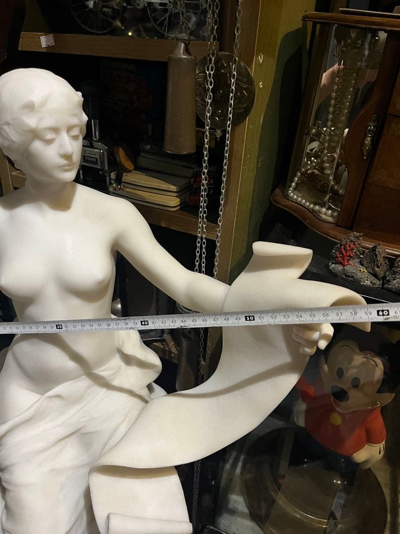 おチビさん専用 天然大理石ヴィーナス 、本物大理石彫刻 高さ63 幅60 約35
