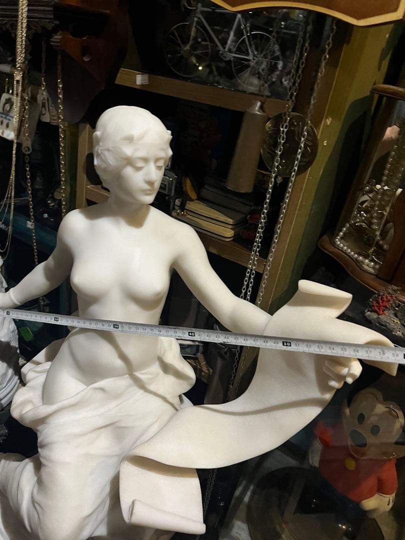 おチビさん専用 天然大理石ヴィーナス 、本物大理石彫刻 高さ63 幅60 約35