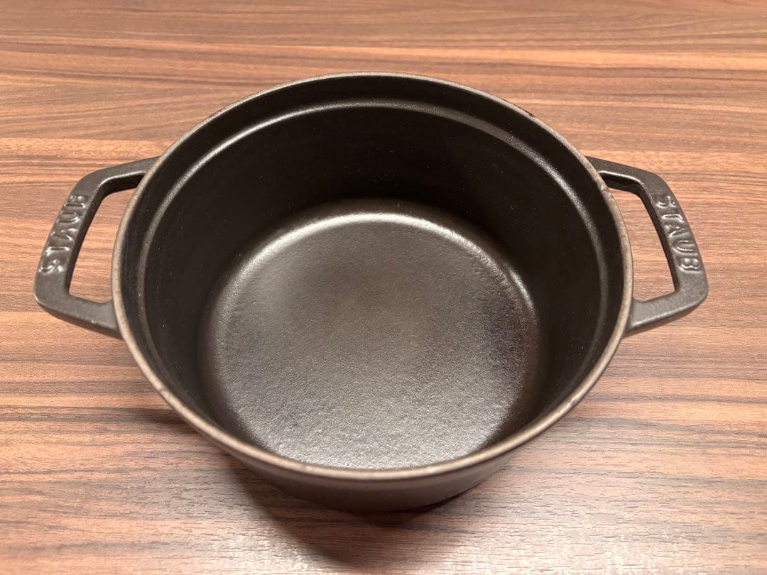 STAUB ピコココットラウンド 18cm 黒 ブラック
