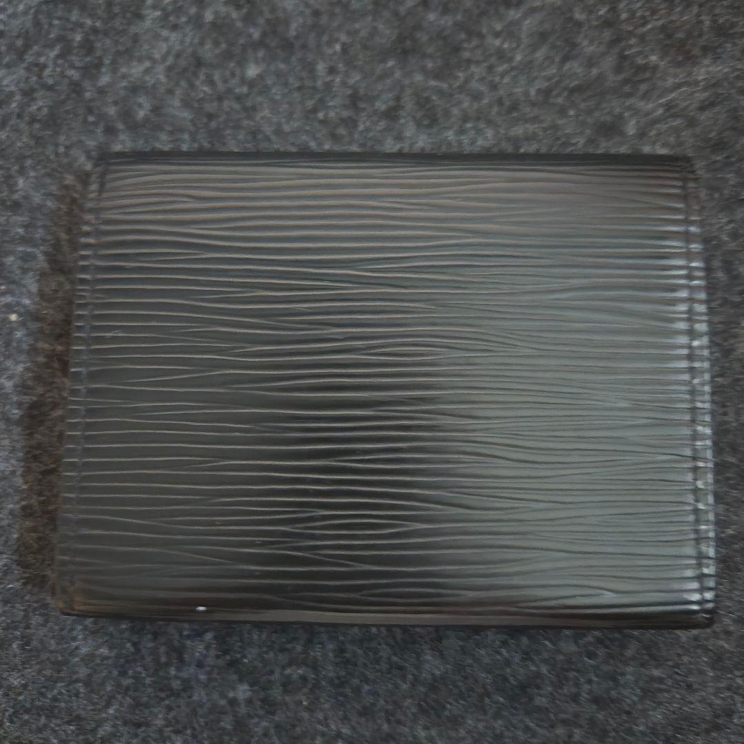 ヴィトン アンヴェロップカルトドゥヴィジット ノワール エピ M56582