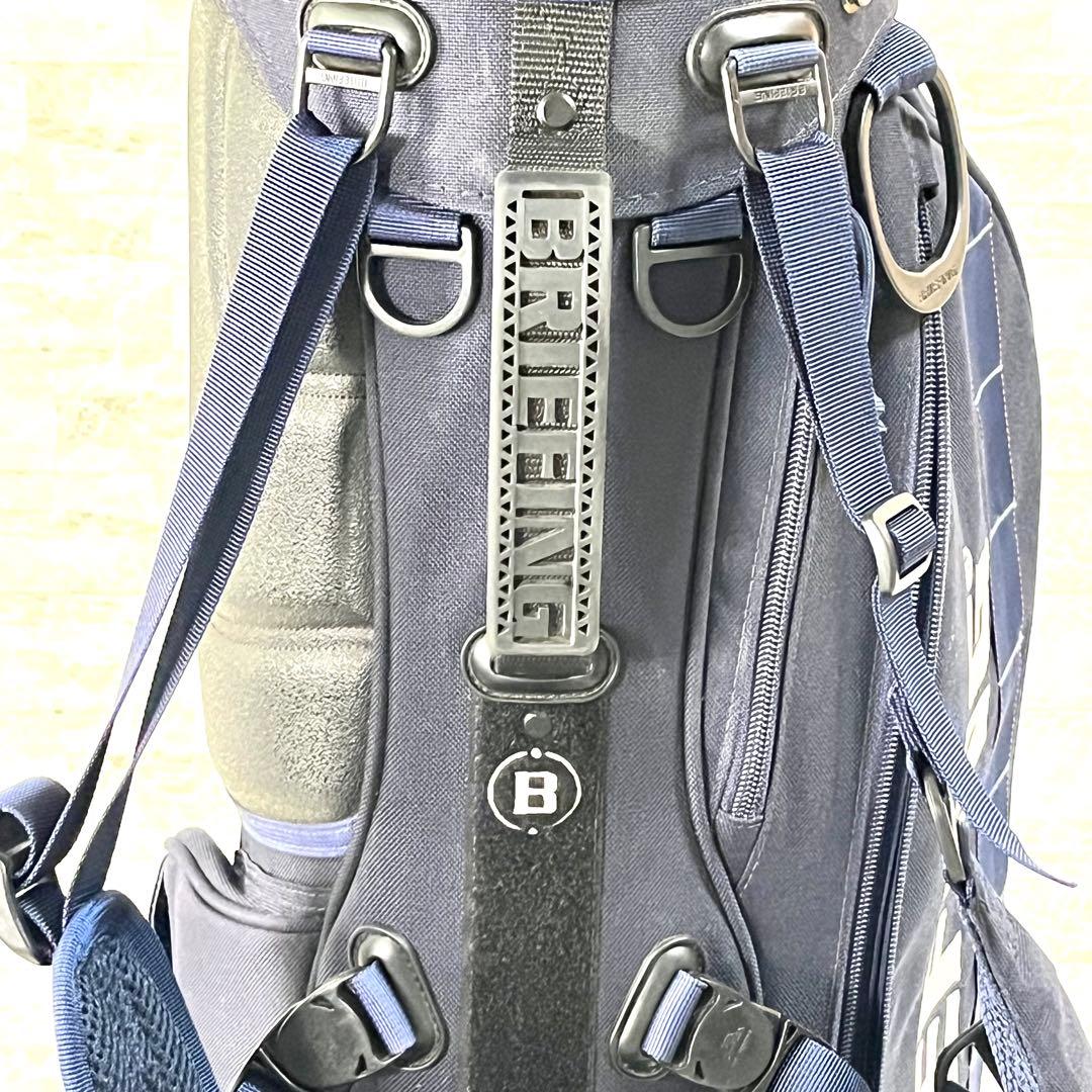 希少　ブリーフィング CR-4 スタンド式 キャディバッグ ネイビー