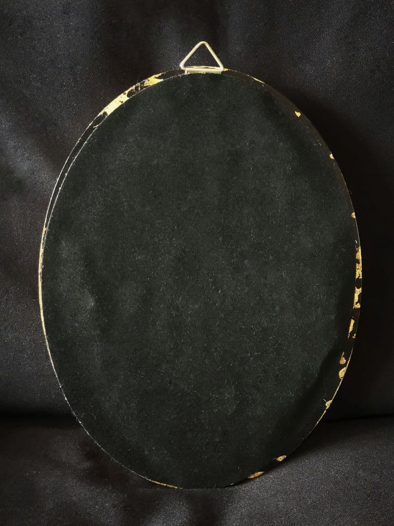 アンティーク フラワーオーバルフレーム ゴールド