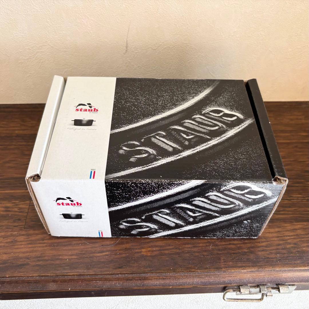 新品未使用 ストウブ ココットラウンド 10㎝ シトロン　ブラスノブ