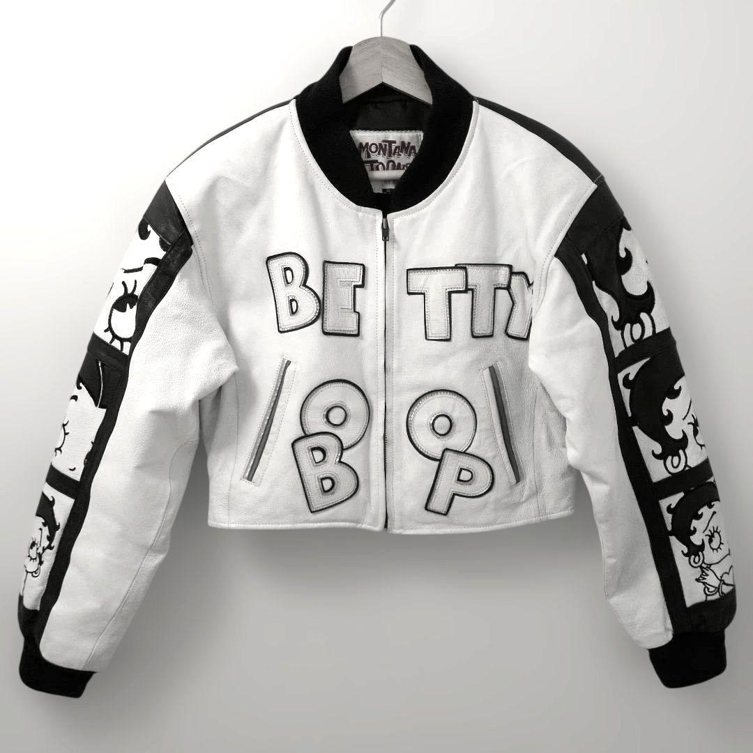 betty boop montanatoons ジャケット 革 レザー ベティ