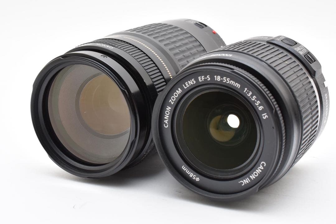 保証付き/Canon EOSKiss X10i標準&望遠ダブルレンズセット