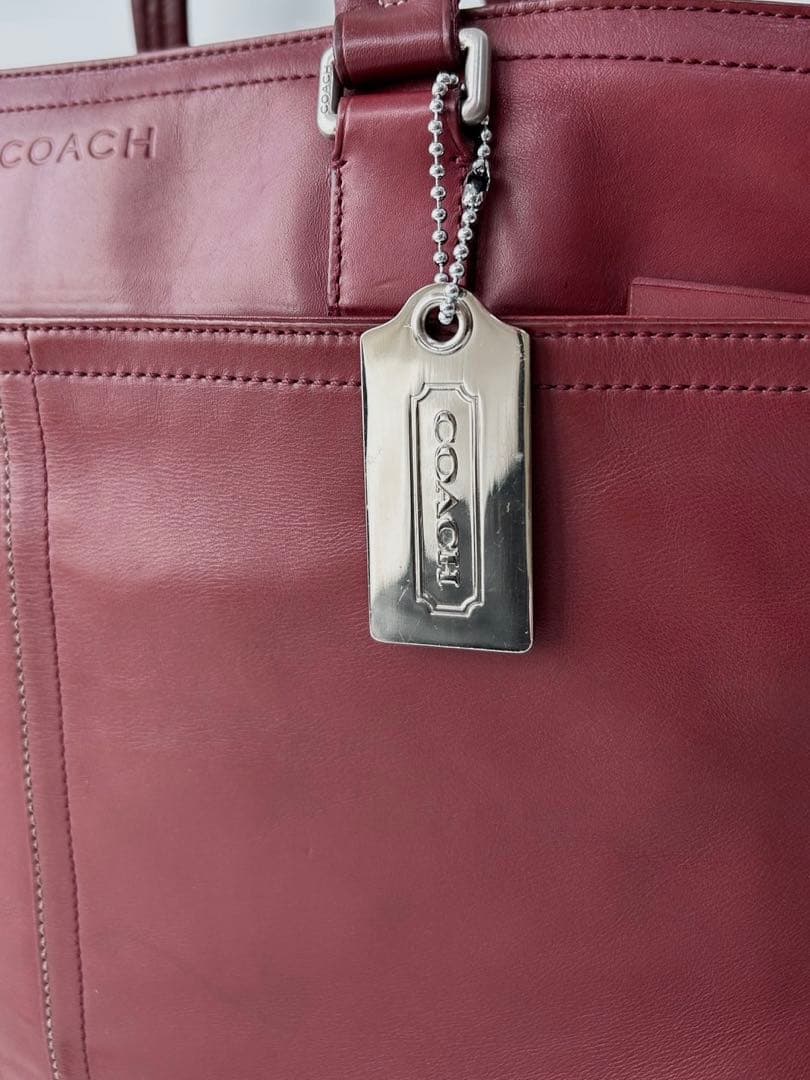 ✅【格安】 メンテ済み コーチ　トートバッグ　ビジネスバッグ　COACH レザー