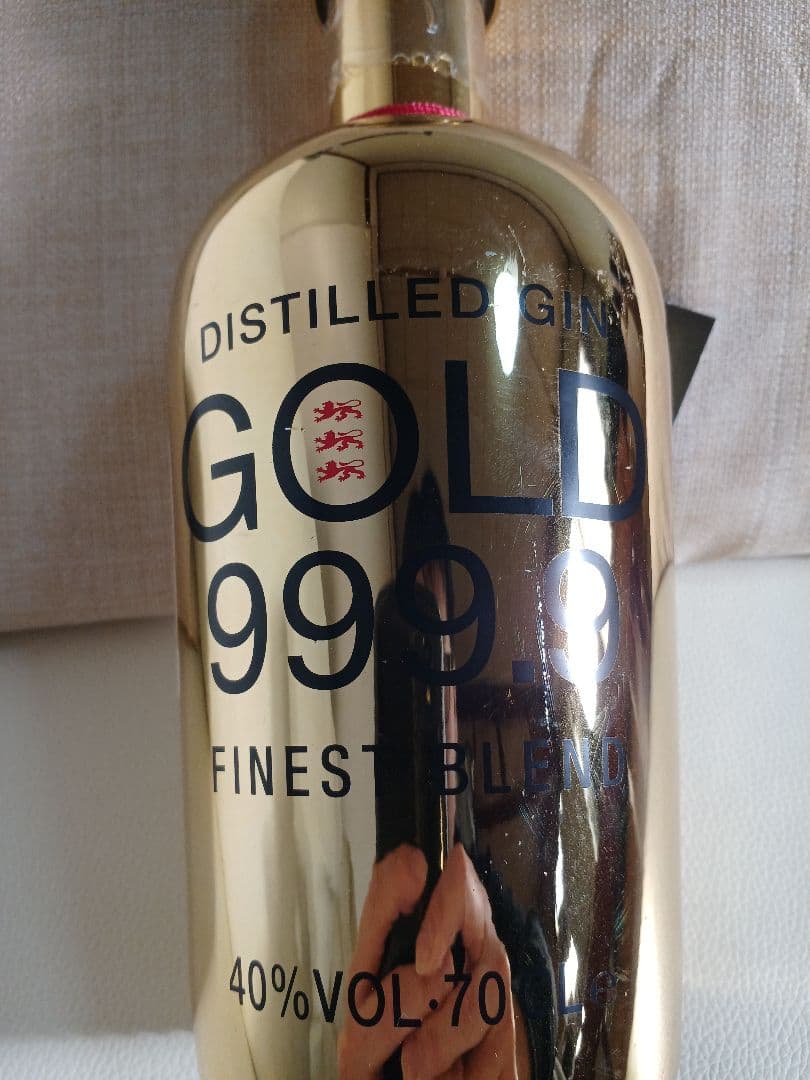 Gold 999.9 ジン 1本 クラフト オールドボトル 旧瓶 貴重