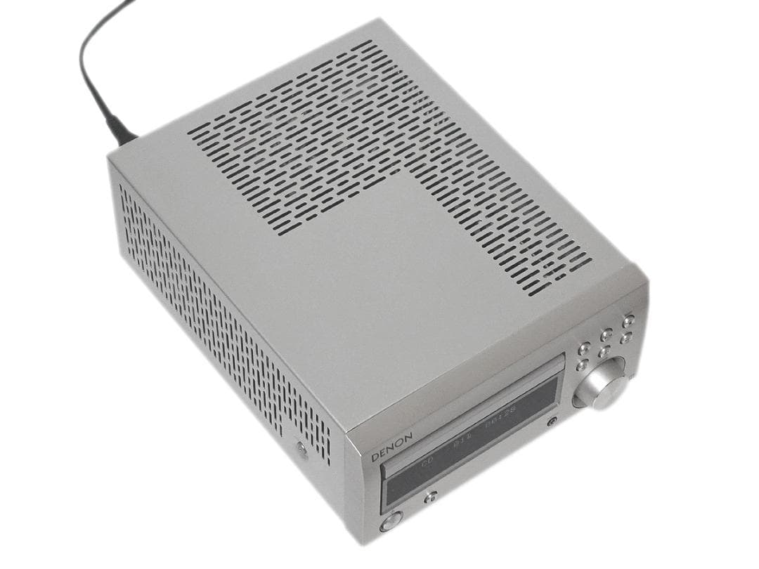 美品 DENON RCD-M41 CDレシーバー シルバー 2019年製 動作品